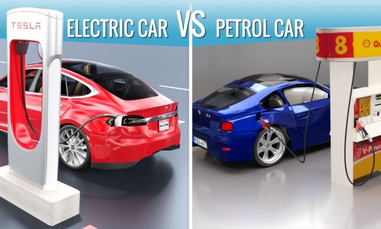 so sánh xe ô tô xăng và xe ô tô điện