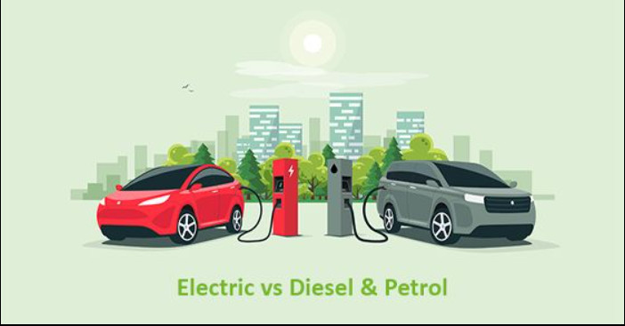 So sánh xe ô tô xăng và xe ô tô điện